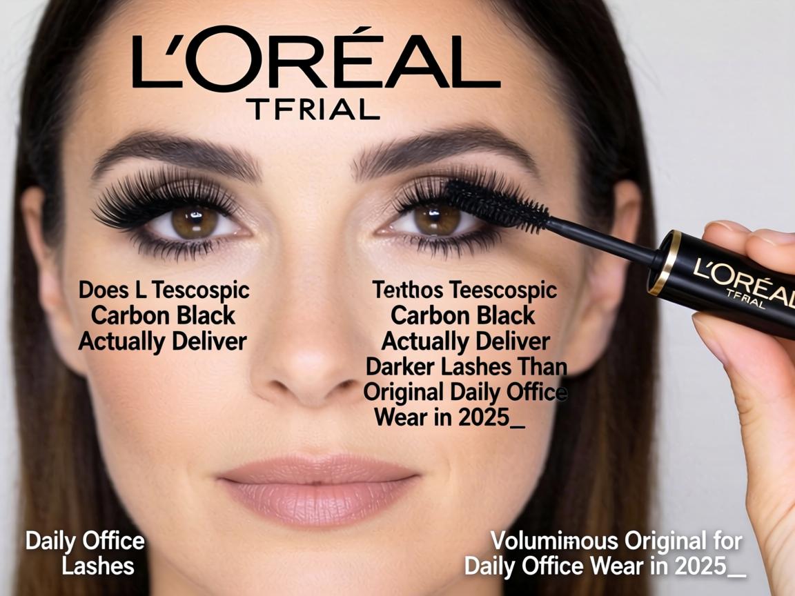 Does L'Oréal's Telescopic Carbon Black Actually Deliver Darker Lashes Than Voluminous Original for Daily Office Wear in 2025_