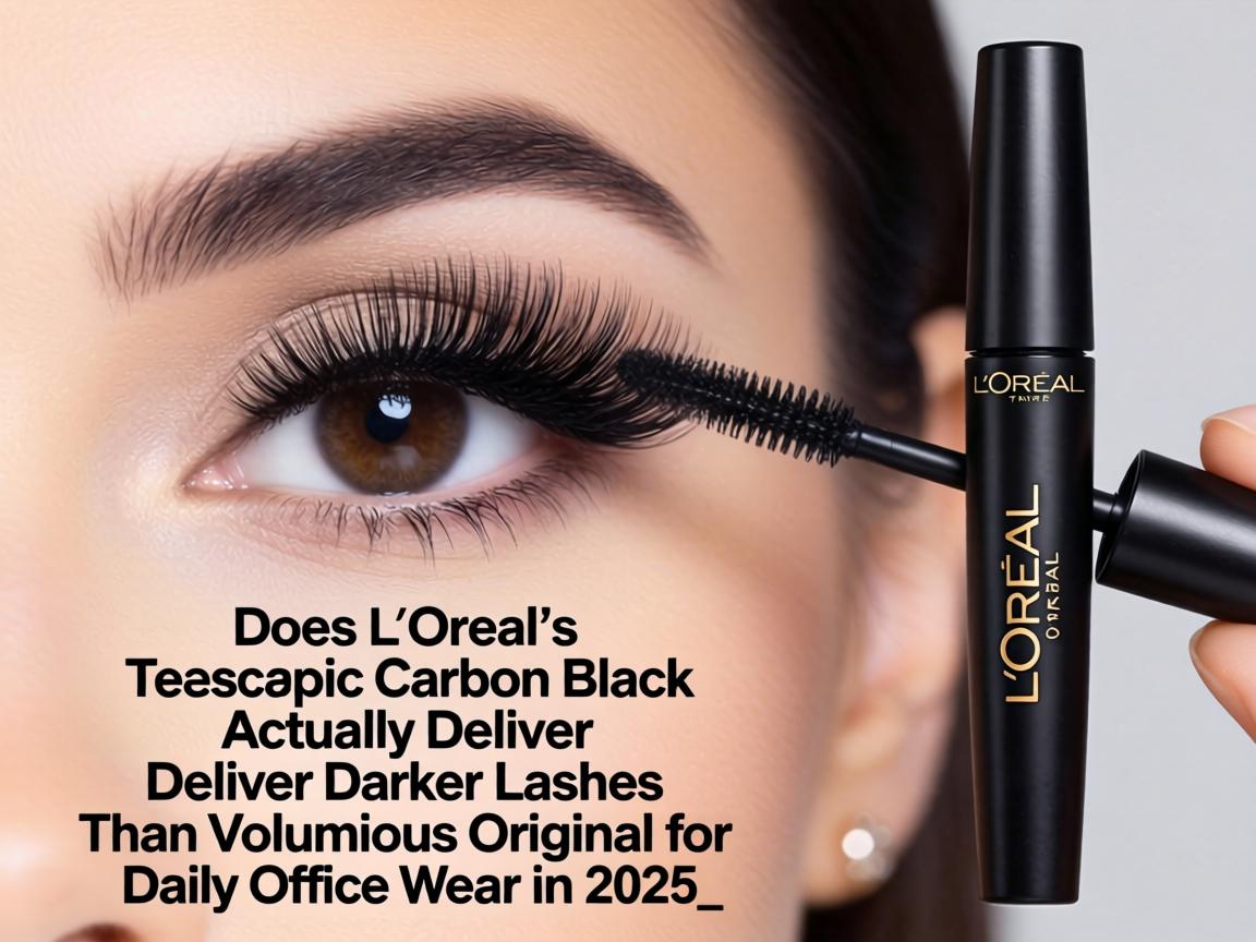 Does L'Oréal's Telescopic Carbon Black Actually Deliver Darker Lashes Than Voluminous Original for Daily Office Wear in 2025_