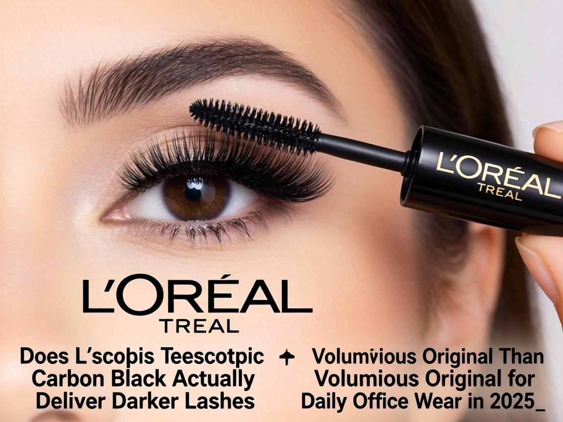 Does L'Oréal's Telescopic Carbon Black Actually Deliver Darker Lashes Than Voluminous Original for Daily Office Wear in 2025_