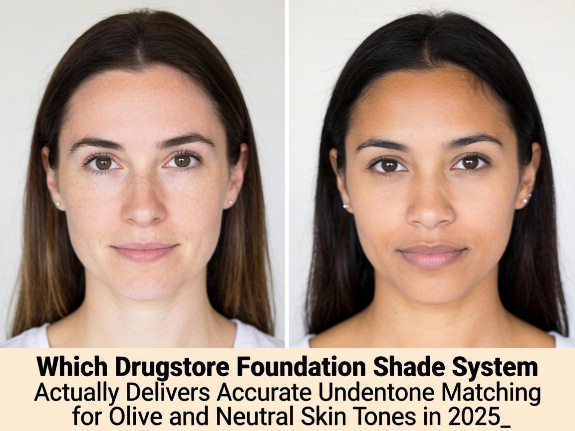 Which Drugstore Foundation Shade System Actually Delivers Accurate Undertone Matching for Olive and Neutral Skin Tones in 2025_