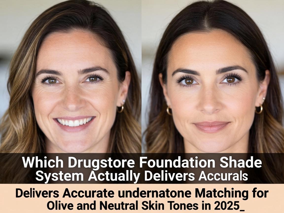 Which Drugstore Foundation Shade System Actually Delivers Accurate Undertone Matching for Olive and Neutral Skin Tones in 2025_