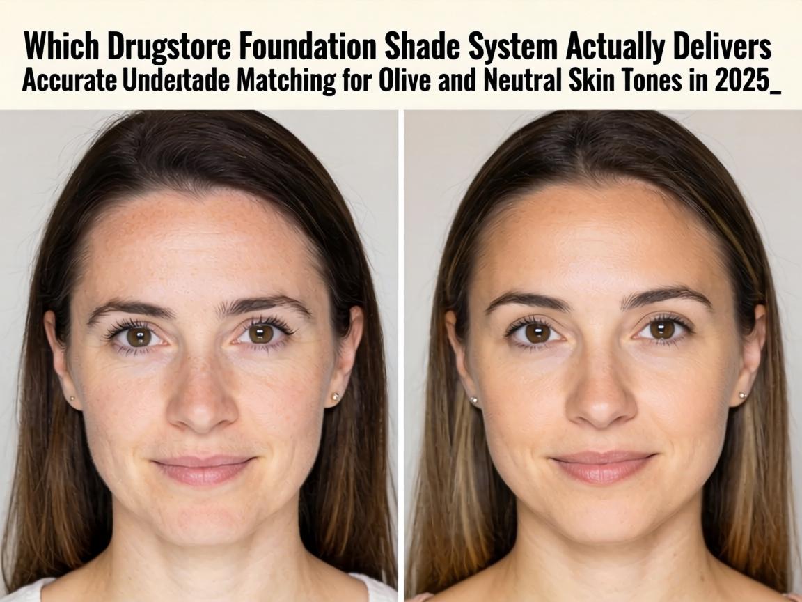 Which Drugstore Foundation Shade System Actually Delivers Accurate Undertone Matching for Olive and Neutral Skin Tones in 2025_