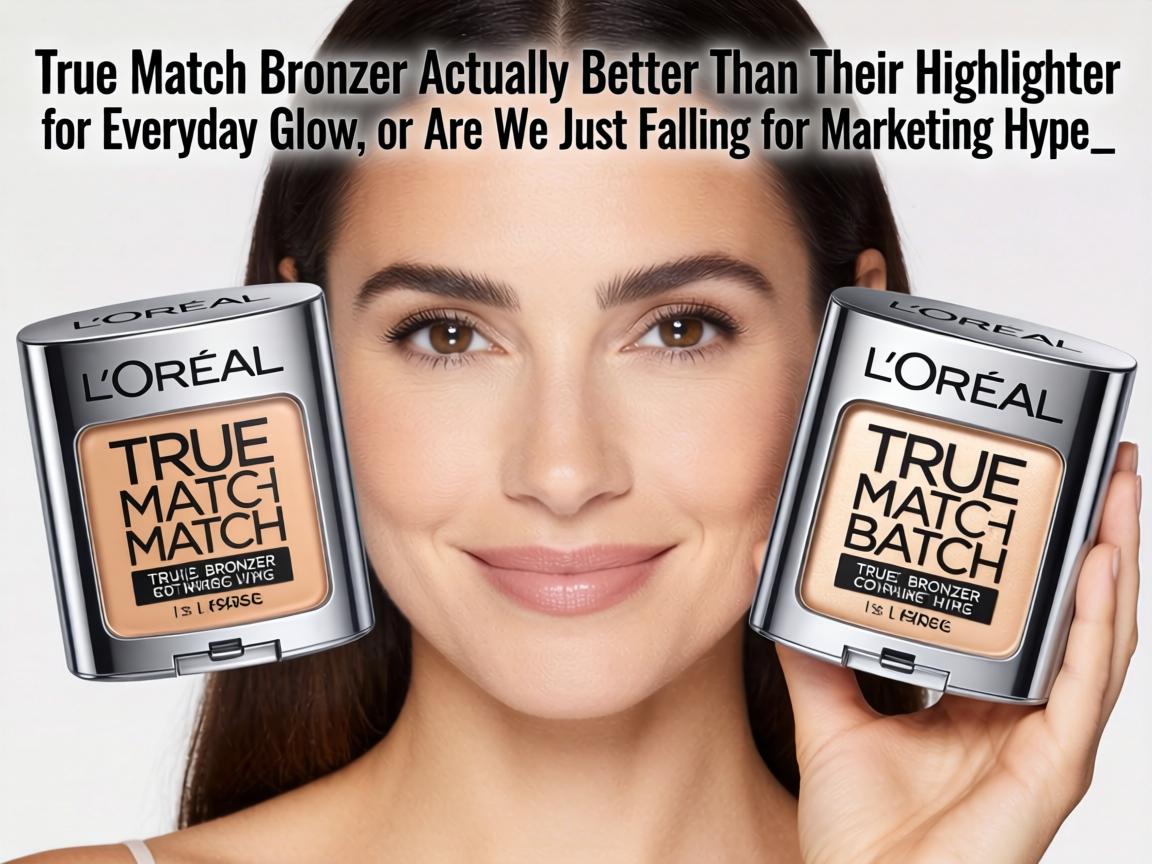 Is L'Oréal True Match Bronzer Actually Better Than Their Highlighter for Everyday Glow, or Are We Just Falling for Marketing Hype_