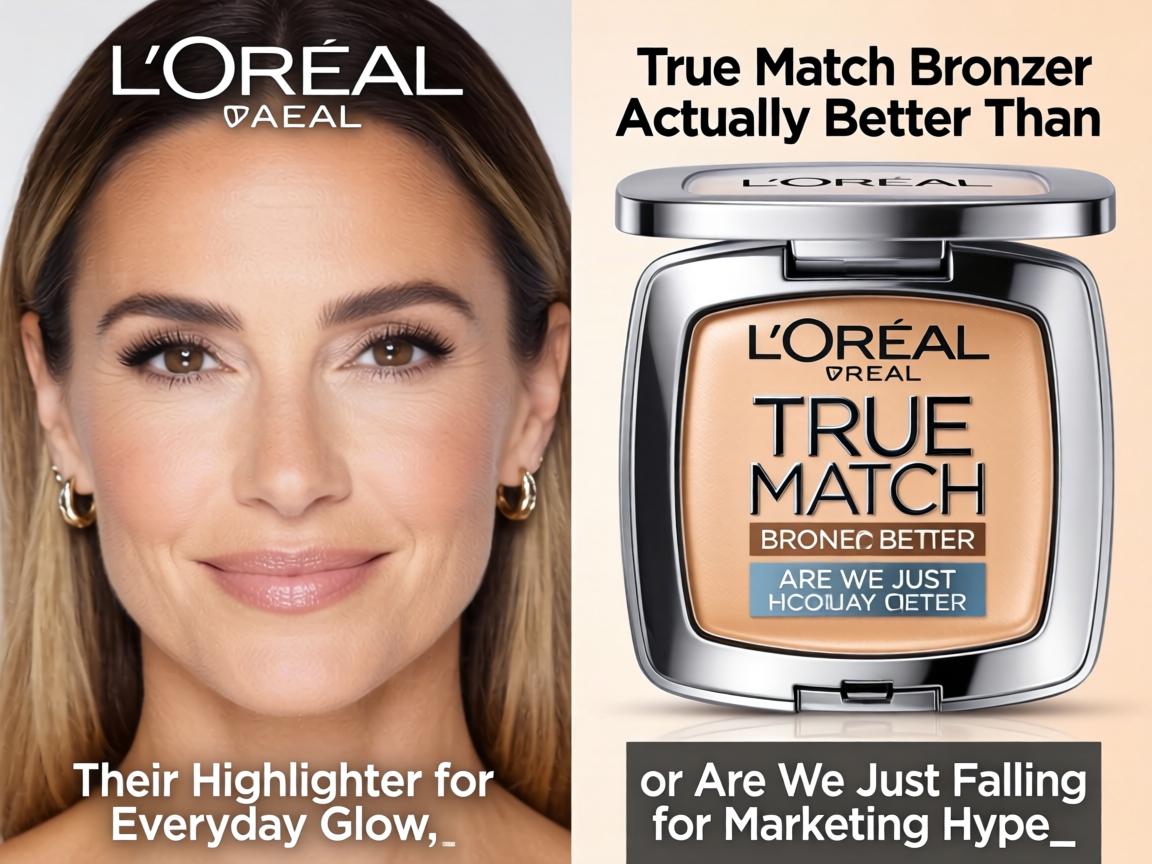 Is L'Oréal True Match Bronzer Actually Better Than Their Highlighter for Everyday Glow, or Are We Just Falling for Marketing Hype_