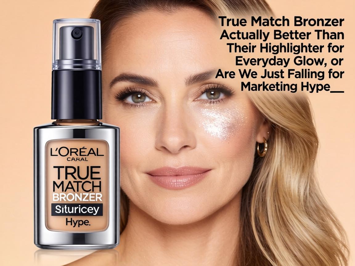 Is L'Oréal True Match Bronzer Actually Better Than Their Highlighter for Everyday Glow, or Are We Just Falling for Marketing Hype_