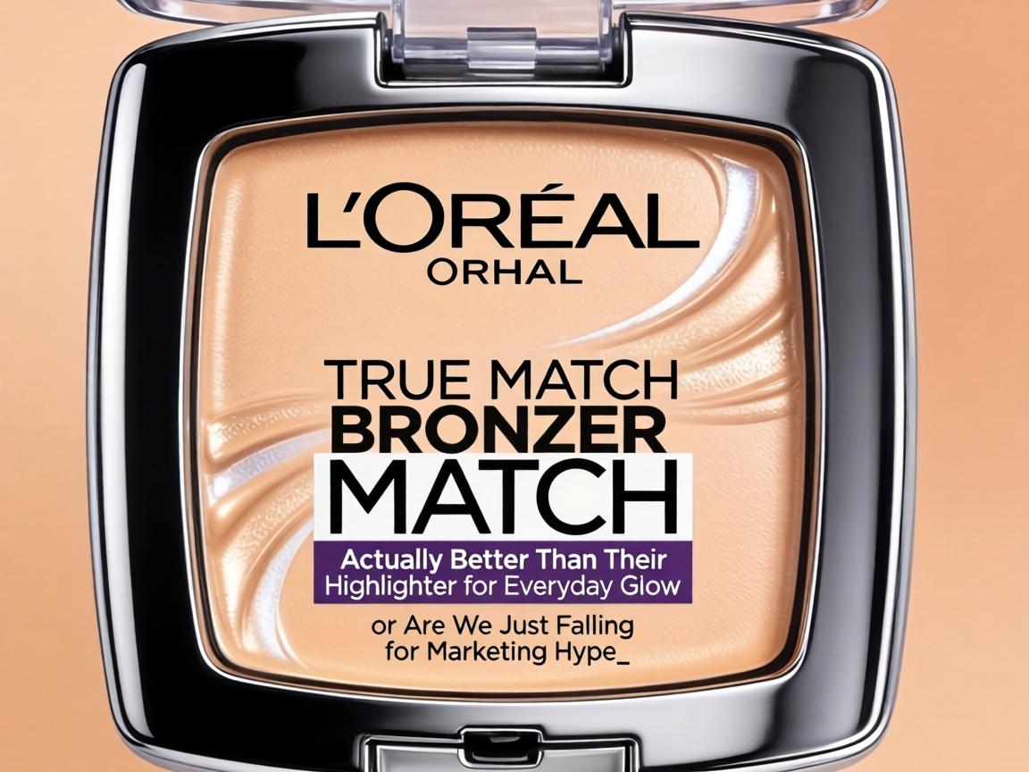 Is L'Oréal True Match Bronzer Actually Better Than Their Highlighter for Everyday Glow, or Are We Just Falling for Marketing Hype_