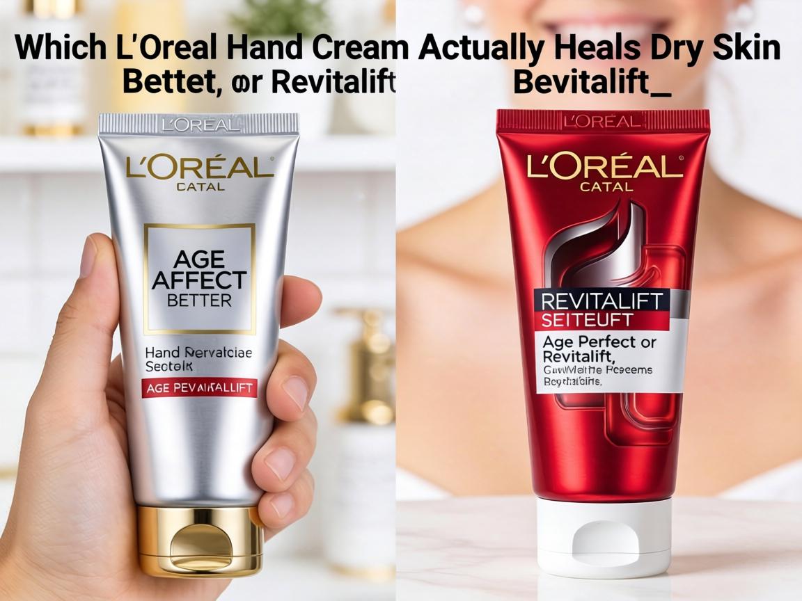 Which L'Oréal Hand Cream Actually Heals Dry Skin Better_ Age Perfect or Revitalift_