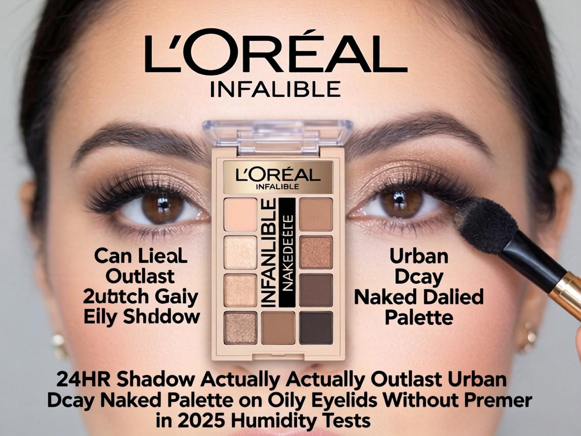 Can L'Oréal Infallible 24HR Shadow Actually Outlast Urban Decay Naked Palette on Oily Eyelids Without Primer in 2025 Humidity Tests_
