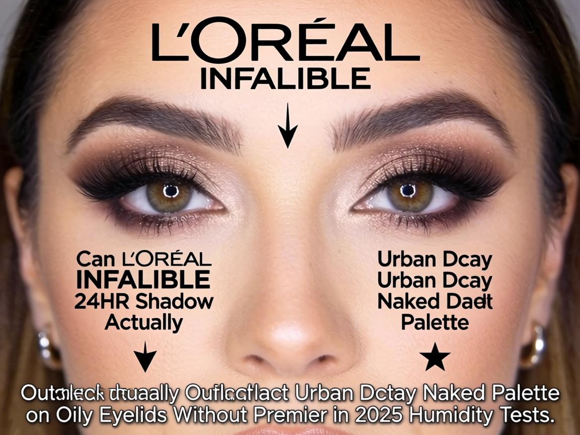 Can L'Oréal Infallible 24HR Shadow Actually Outlast Urban Decay Naked Palette on Oily Eyelids Without Primer in 2025 Humidity Tests_