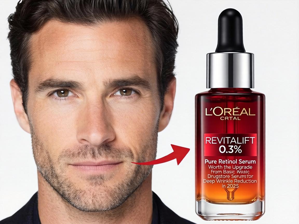 Is L'Oreal Revitalift 0.3% Pure Retinol Serum Worth the Upgrade from Basic Drugstore Serums for Deep Wrinkle Reduction in 2025_