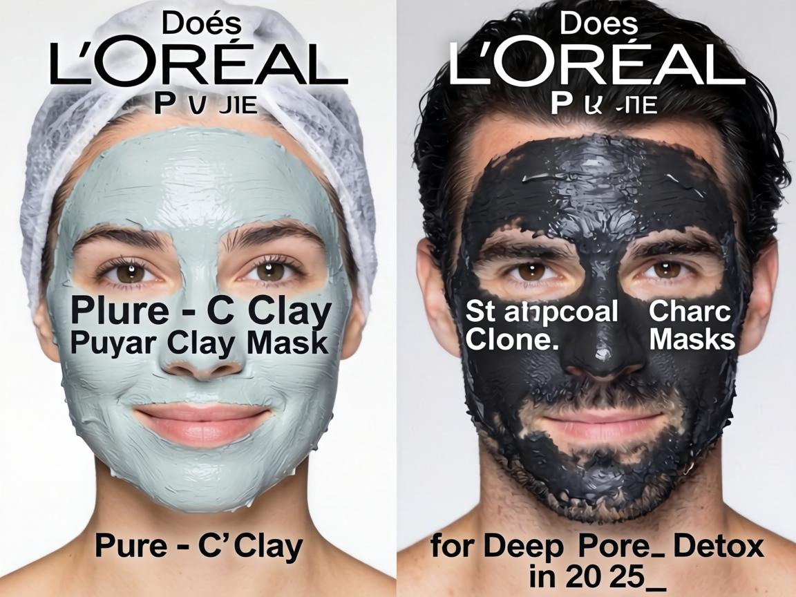 Does L'Oreal Pure-Clay Mask Actually Outperform Standalone Charcoal Masks for Deep Pore Detox in 2025_