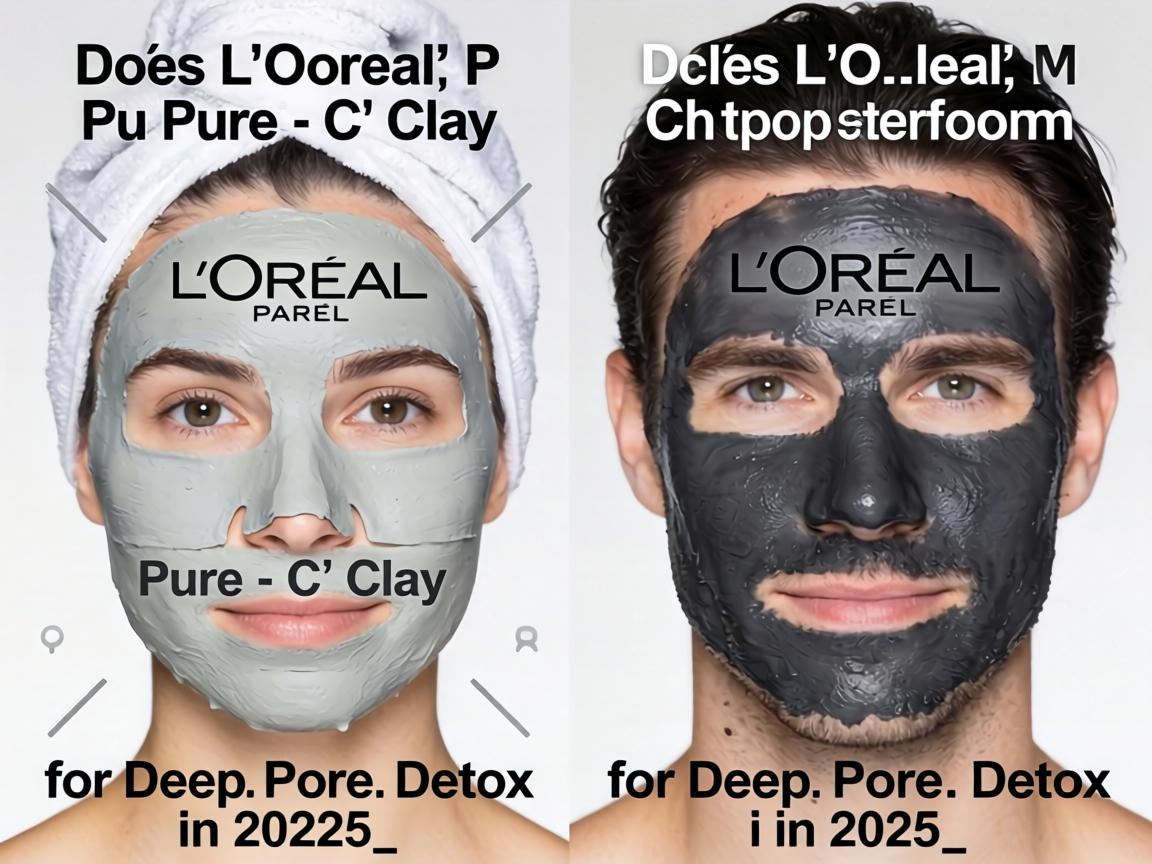 Does L'Oreal Pure-Clay Mask Actually Outperform Standalone Charcoal Masks for Deep Pore Detox in 2025_