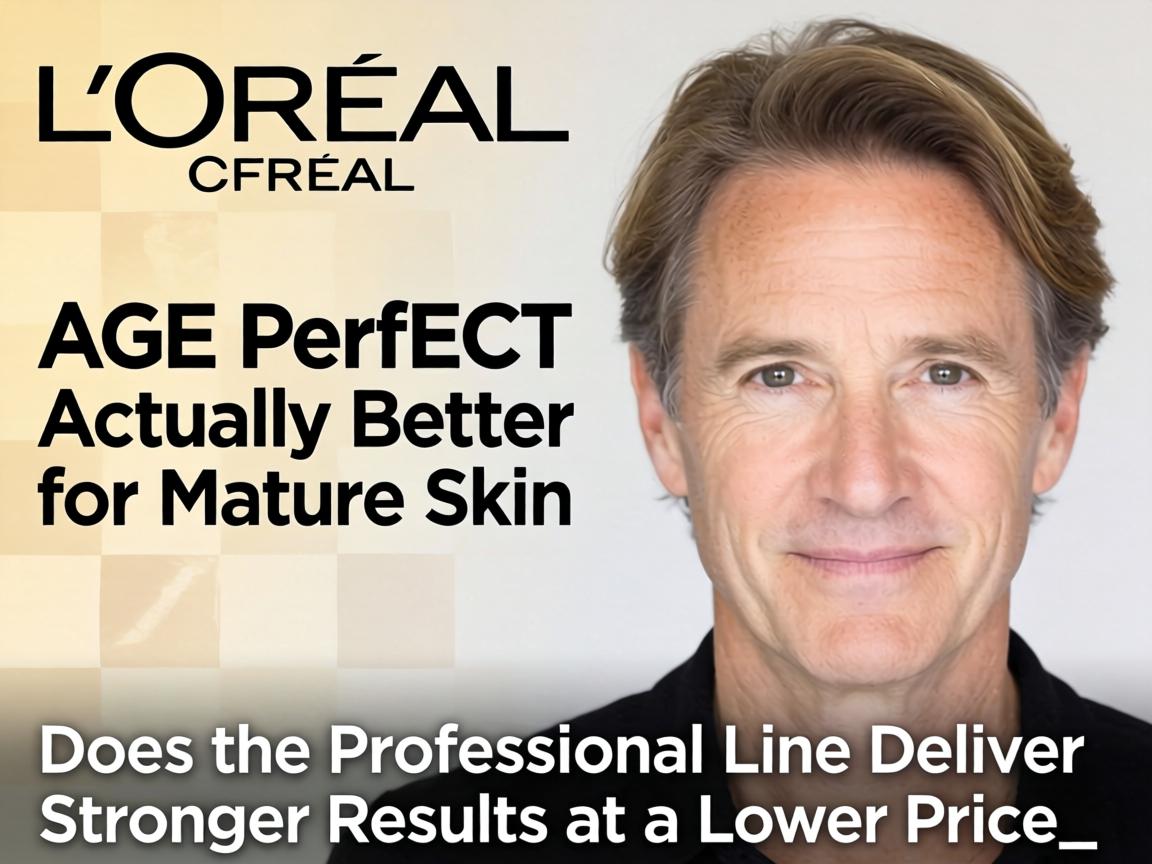 Is L'Oréal Age Perfect Actually Better for Mature Skin or Does the Professional Line Deliver Stronger Results at a Lower Price_