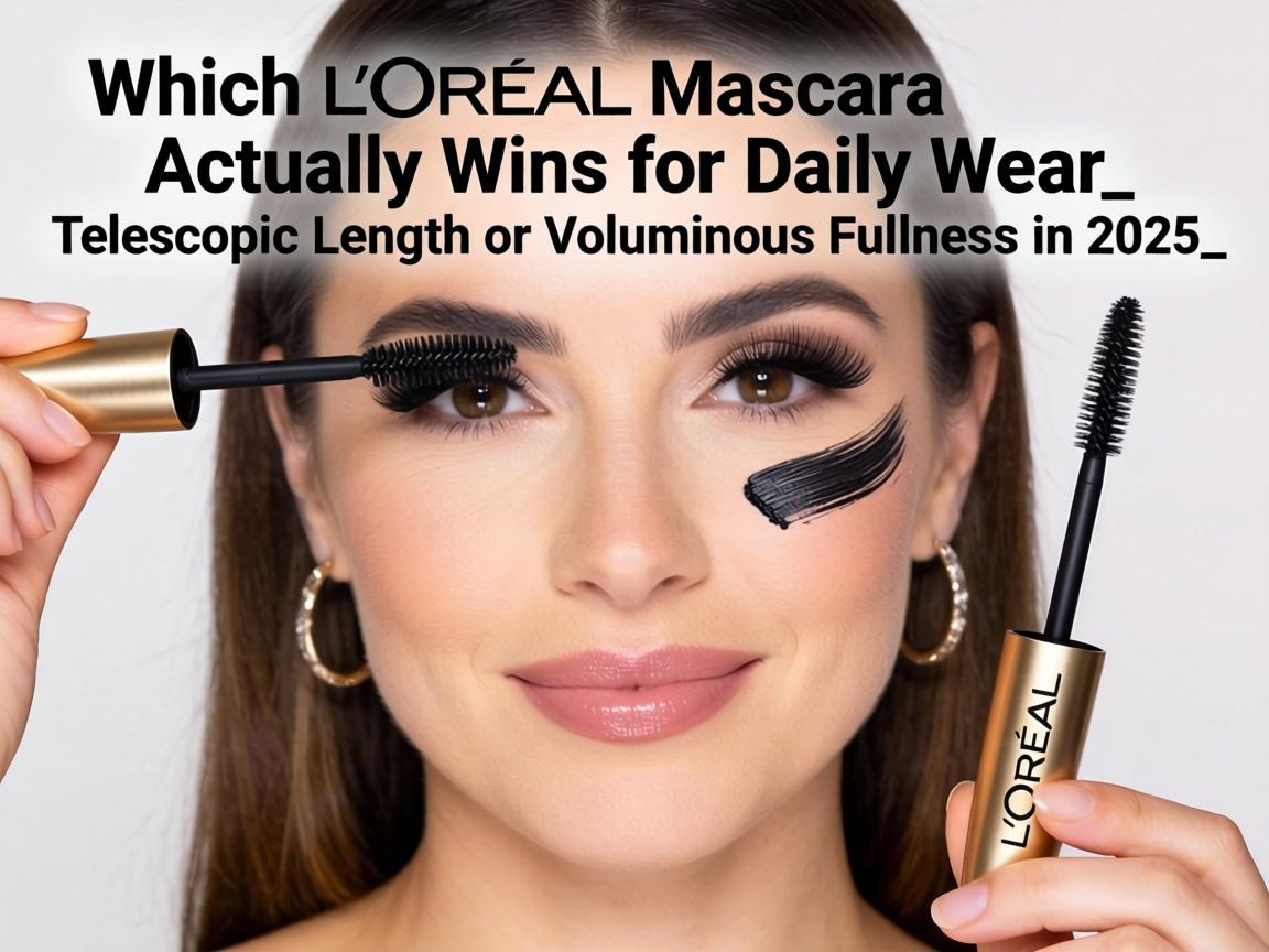 Which L'Oreal Mascara Actually Wins for Daily Wear_ Telescopic Length or Voluminous Fullness in 2025_
