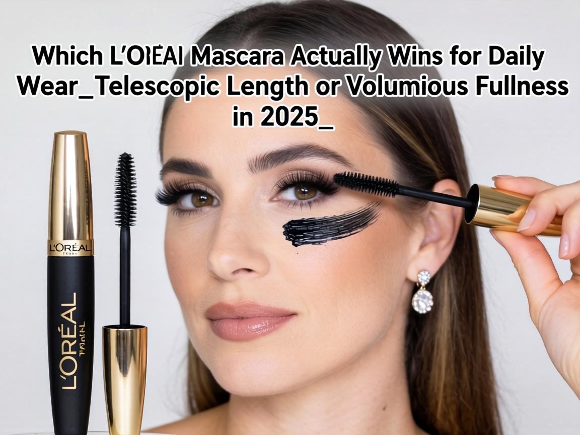 Which L'Oreal Mascara Actually Wins for Daily Wear_ Telescopic Length or Voluminous Fullness in 2025_