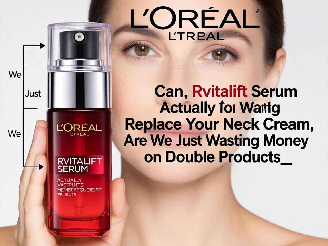 Can L’Oréal Revitalift Serum Actually Replace Your Neck Cream, or Are We Just Wasting Money on Double Products_
