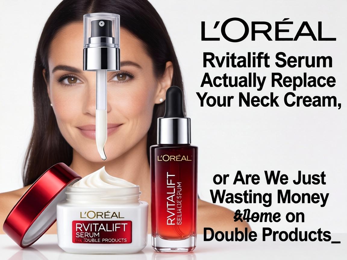 Can L’Oréal Revitalift Serum Actually Replace Your Neck Cream, or Are We Just Wasting Money on Double Products_