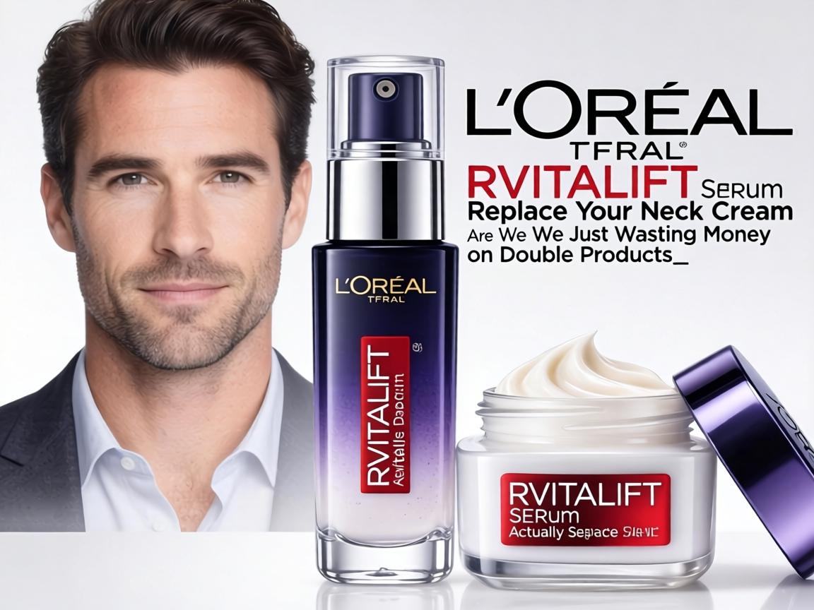 Can L’Oréal Revitalift Serum Actually Replace Your Neck Cream, or Are We Just Wasting Money on Double Products_