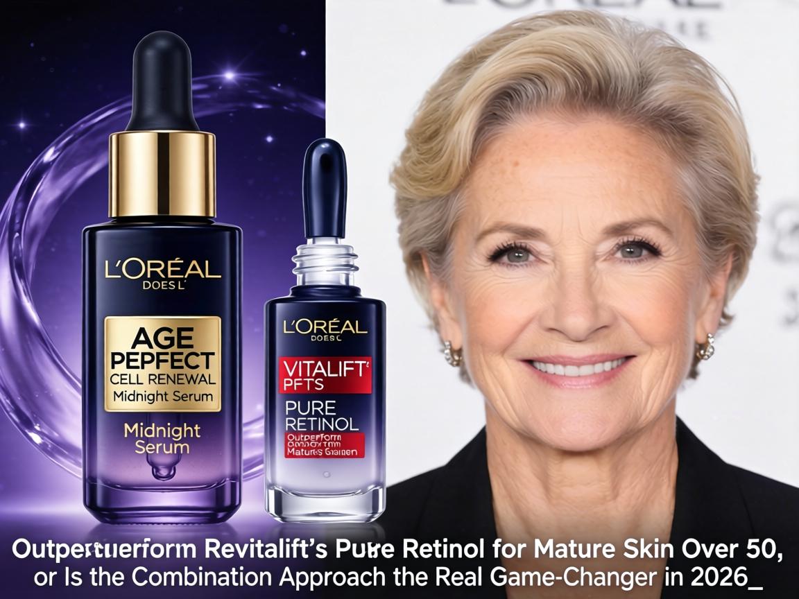 Does L'Oréal's Age Perfect Cell Renewal Midnight Serum Outperform Revitalift's Pure Retinol for Mature Skin Over 50, or Is the Combination Approach the Real Game-Changer in 2026_