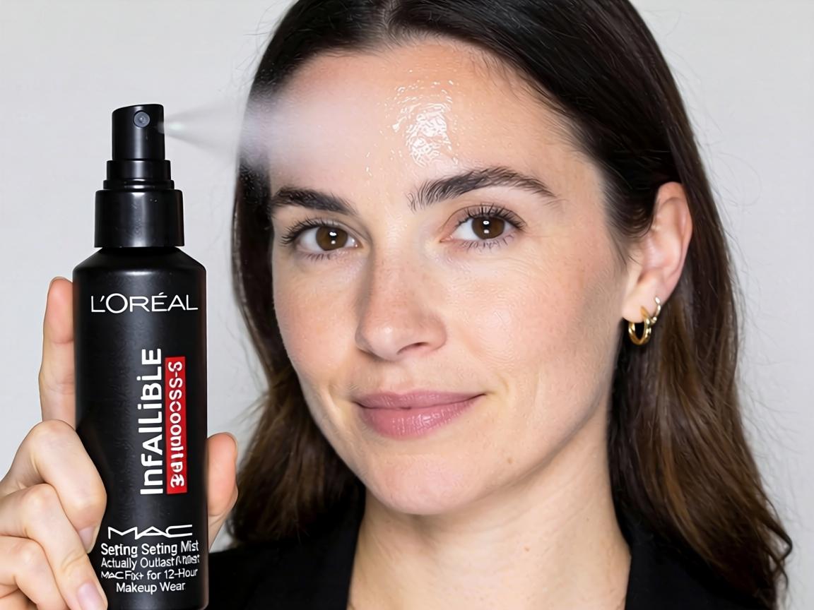 Does L'Oreal's Infallible 3-Second Setting Mist Actually Outlast MAC Fix+ for 12-Hour Makeup Wear_