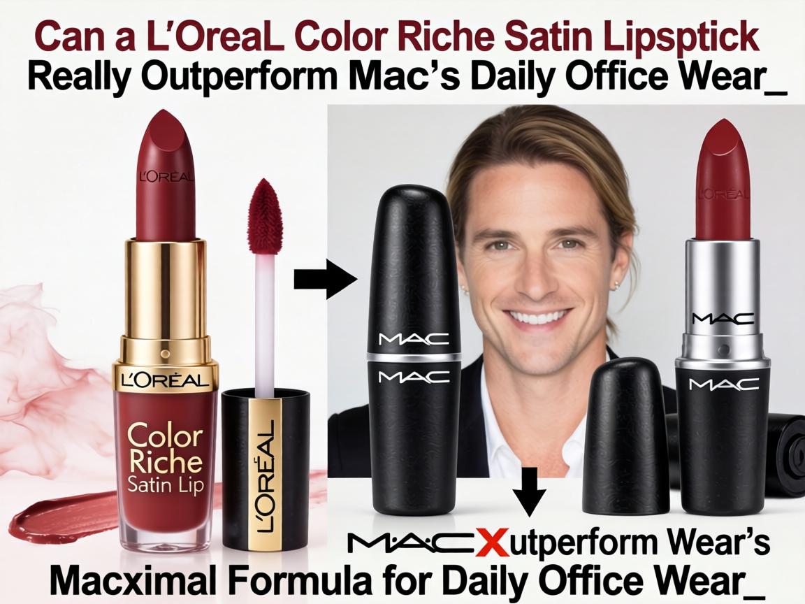 Can a $9 L'Oréal Color Riche Satin Lipstick Really Outperform MAC's $25 Macximal Formula for Daily Office Wear_