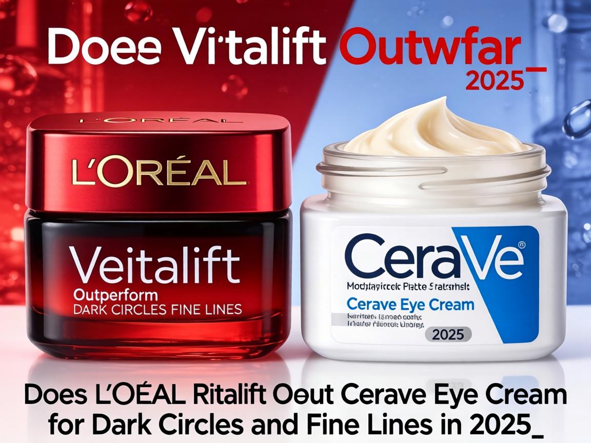 Does L'Oreal Revitalift Outperform CeraVe Eye Cream for Dark Circles and Fine Lines in 2025_