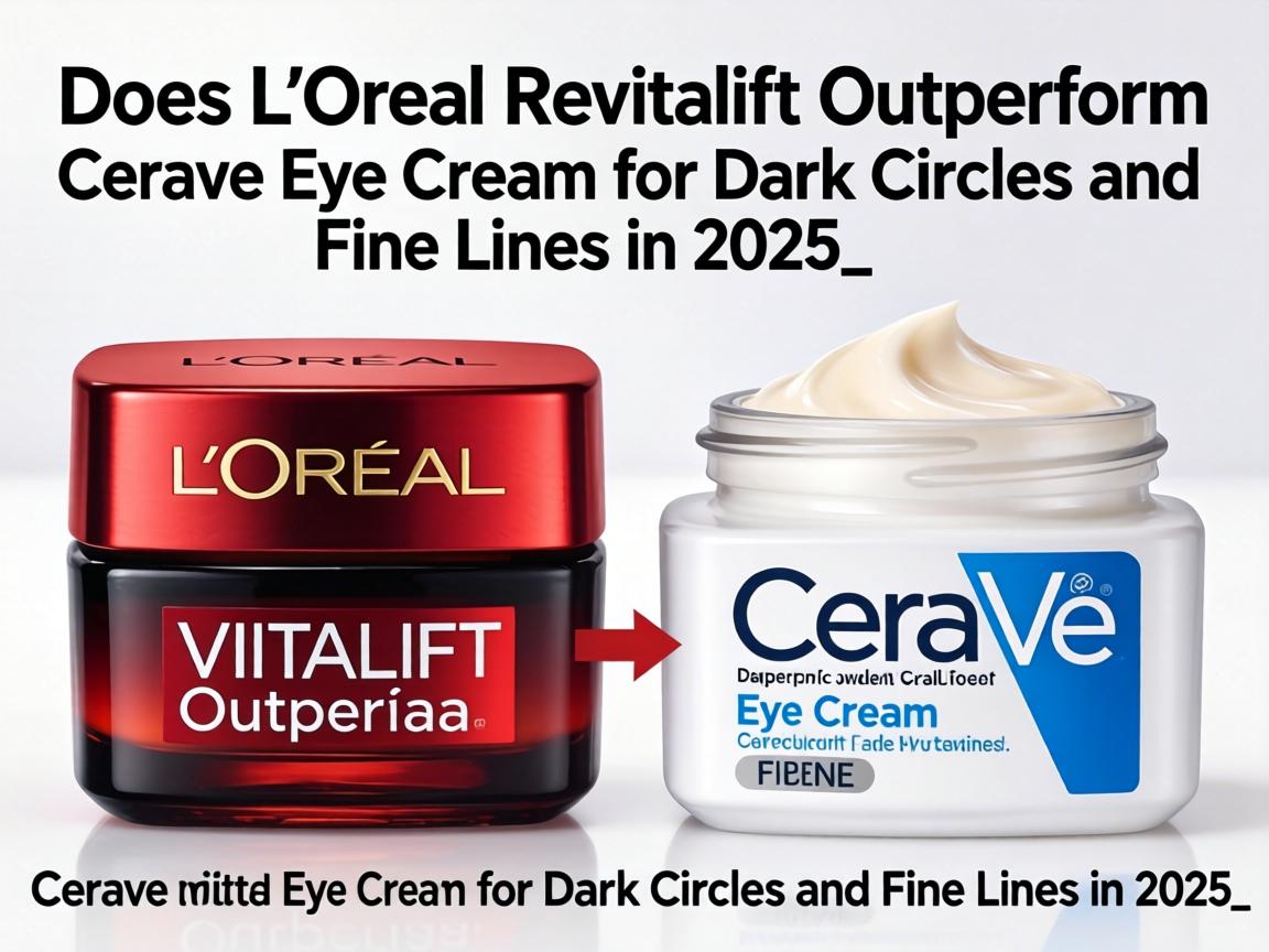 Does L'Oreal Revitalift Outperform CeraVe Eye Cream for Dark Circles and Fine Lines in 2025_