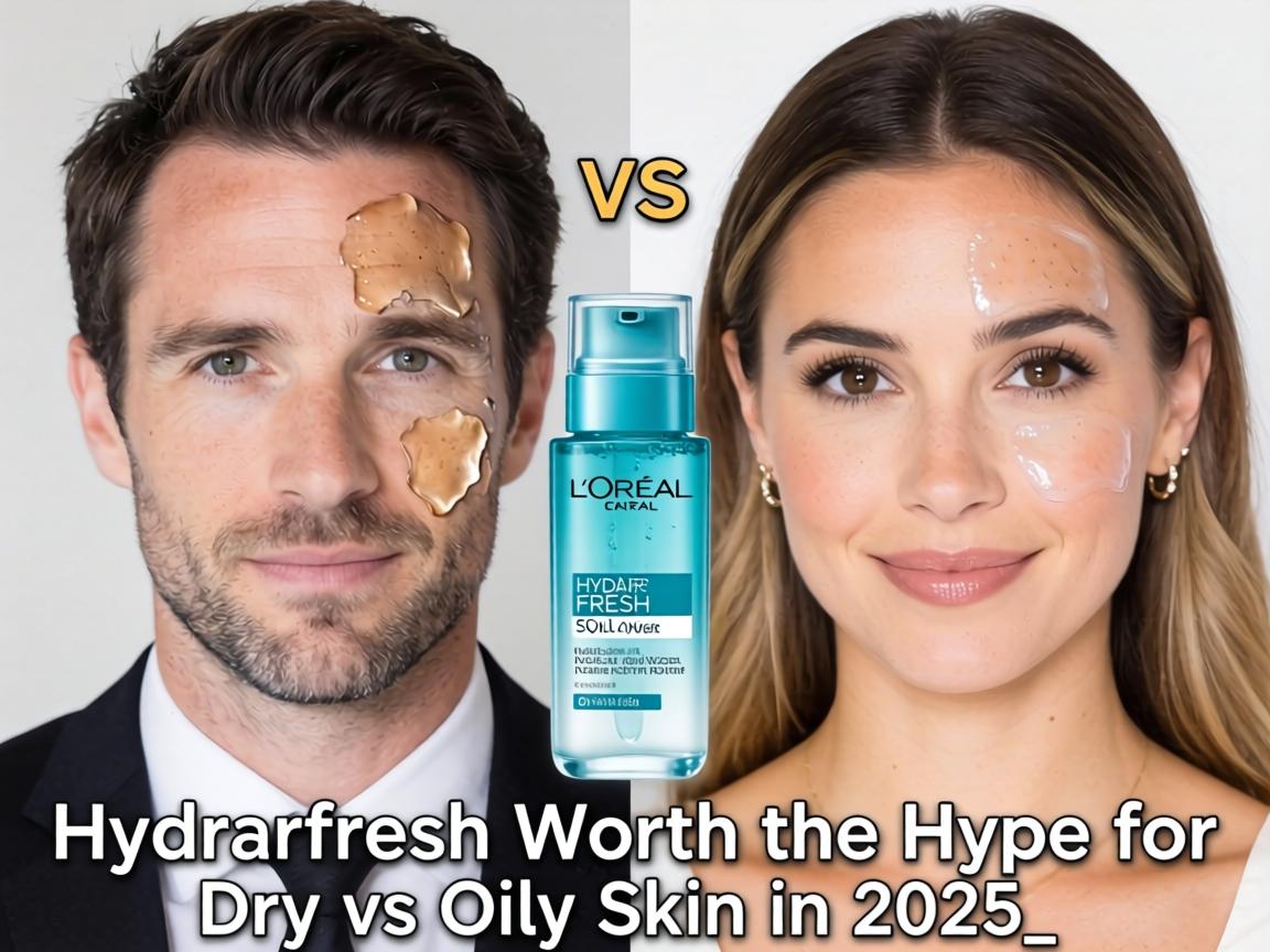Is L'Oreal Hydrafresh Worth the Hype for Dry vs Oily Skin in 2025_