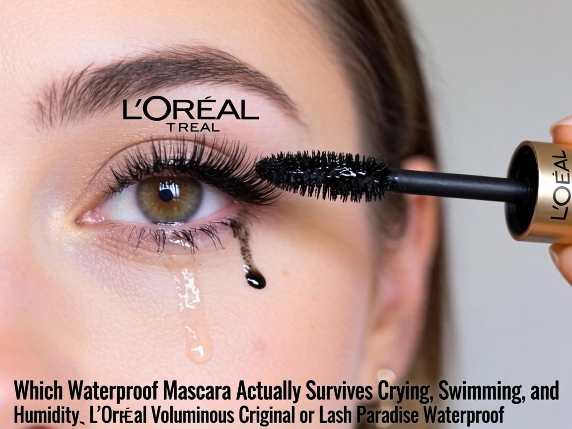 Which Waterproof Mascara Actually Survives Crying, Swimming, and Humidity_ L’Oréal Voluminous Original or Lash Paradise Waterproof_