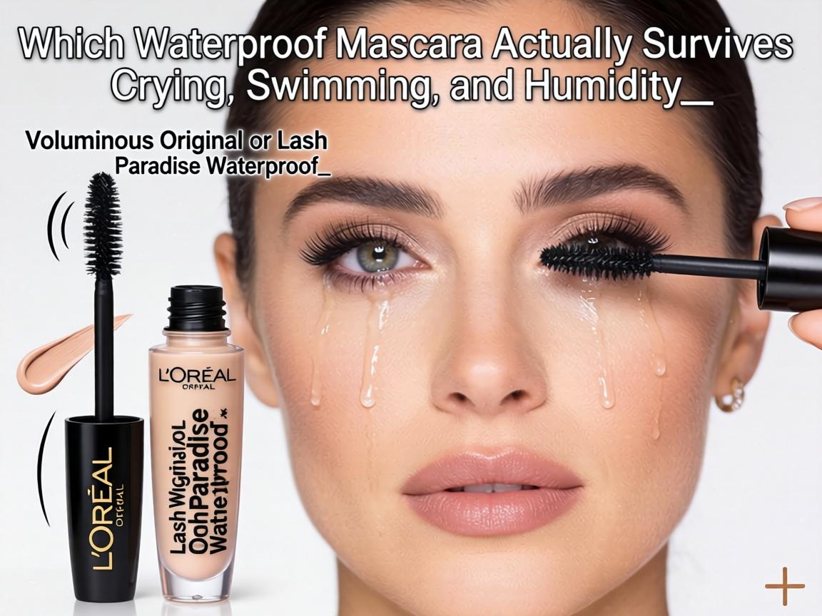 Which Waterproof Mascara Actually Survives Crying, Swimming, and Humidity_ L’Oréal Voluminous Original or Lash Paradise Waterproof_