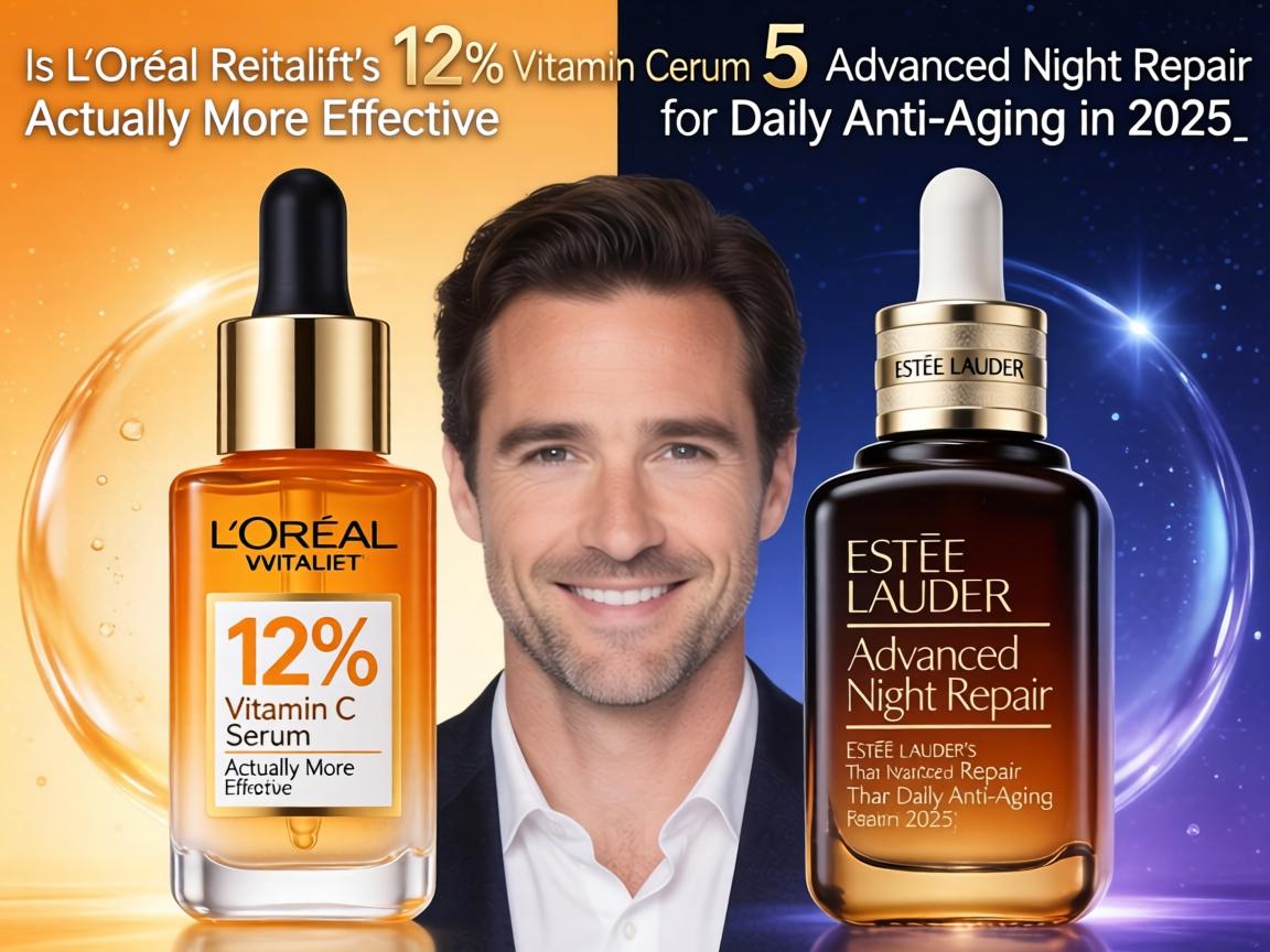 Is L'Oréal Revitalift's 12% Vitamin C Serum Actually More Effective Than Estée Lauder's $105 Advanced Night Repair for Daily Anti-Aging in 2025_