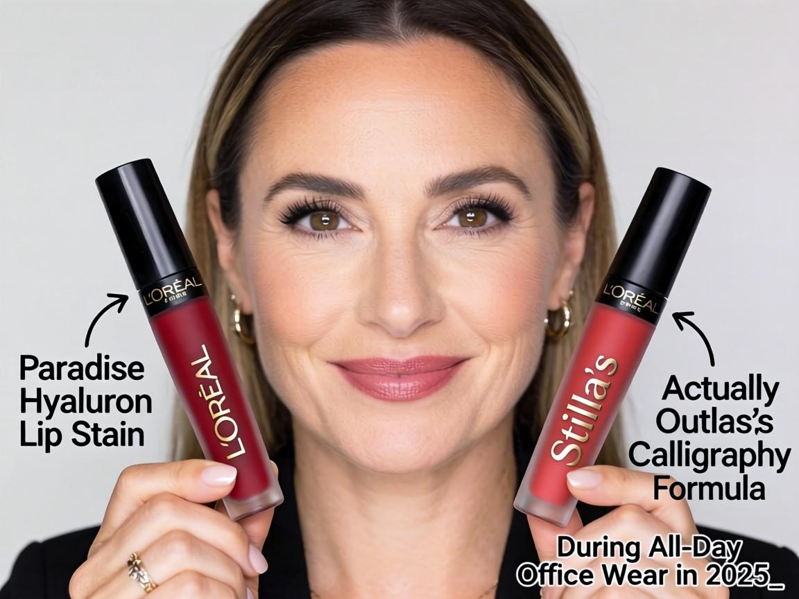 Does L'Oreal's $14 Paradise Hyaluron Lip Stain Actually Outlast Stila's $25 Calligraphy Formula During All-Day Office Wear in 2025_