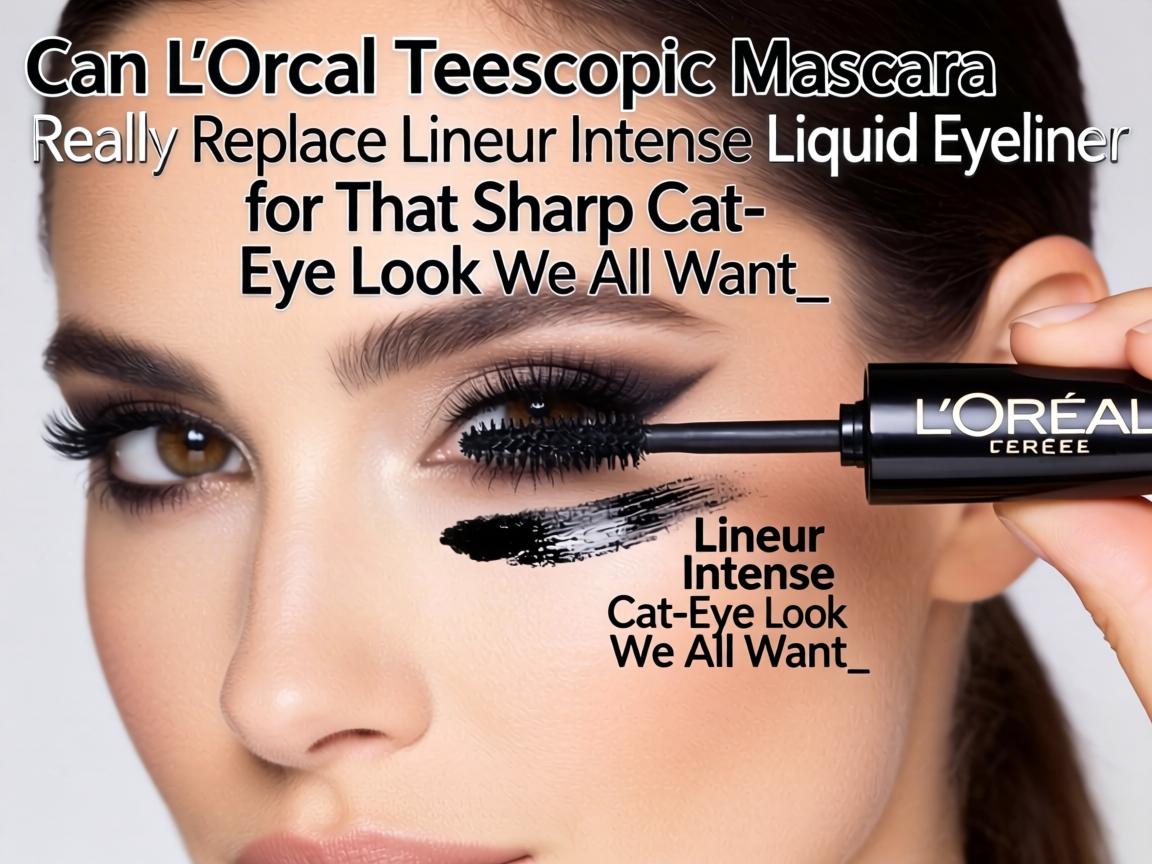 Can L’Oréal Telescopic Mascara Really Replace Lineur Intense Liquid Eyeliner for That Sharp Cat-Eye Look We All Want_