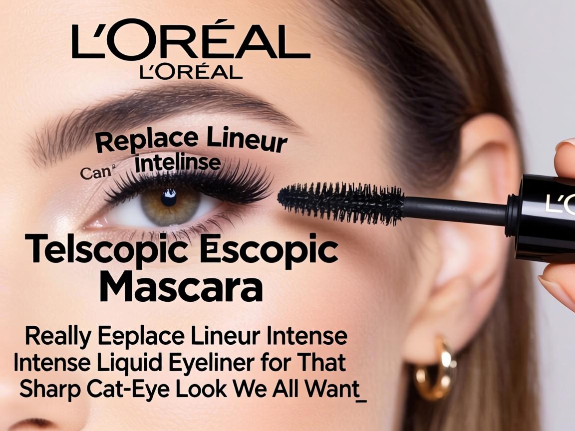 Can L’Oréal Telescopic Mascara Really Replace Lineur Intense Liquid Eyeliner for That Sharp Cat-Eye Look We All Want_