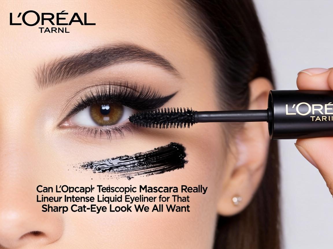 Can L’Oréal Telescopic Mascara Really Replace Lineur Intense Liquid Eyeliner for That Sharp Cat-Eye Look We All Want_