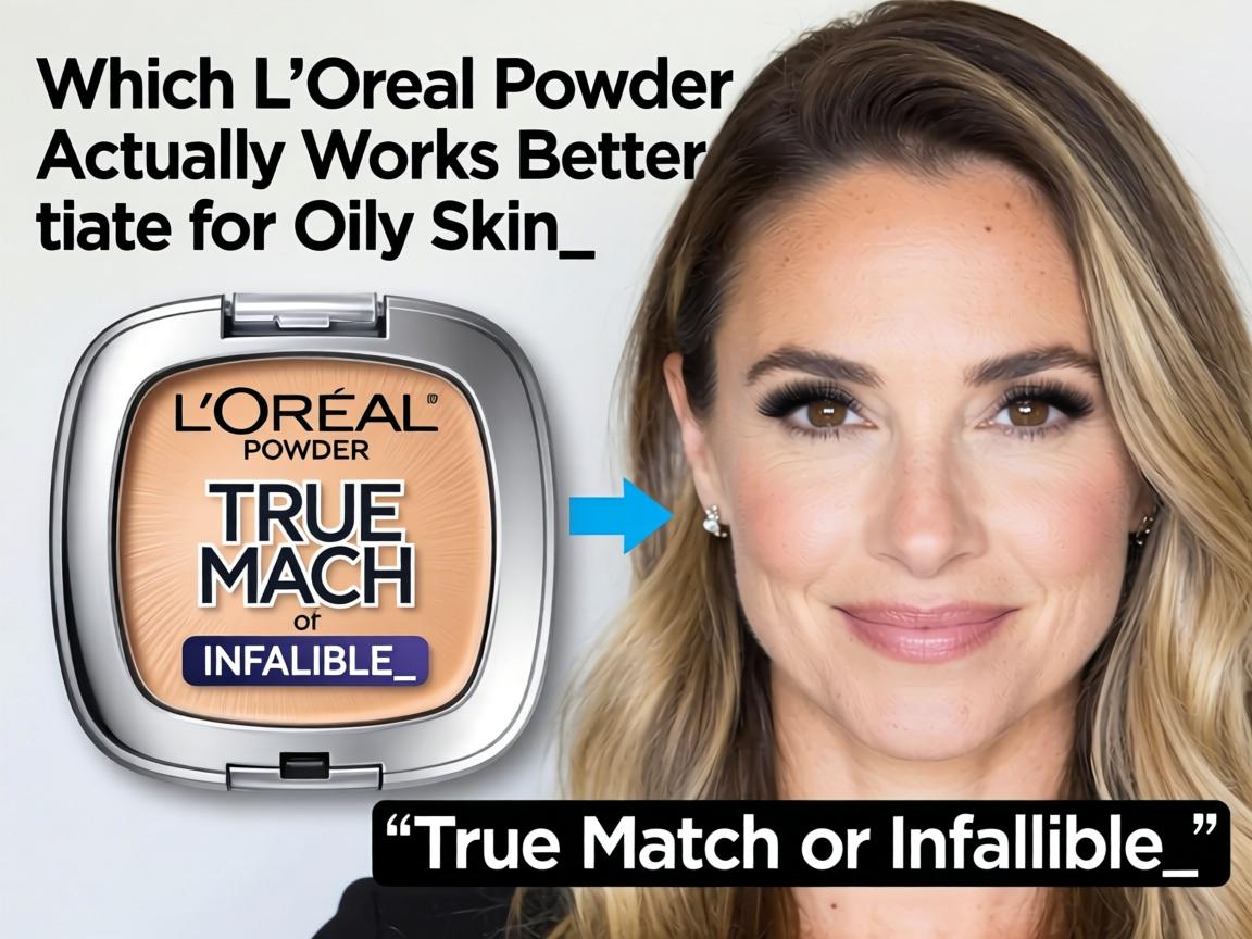 Which L’Oréal Powder Actually Works Better for Oily Skin_ True Match or Infallible_