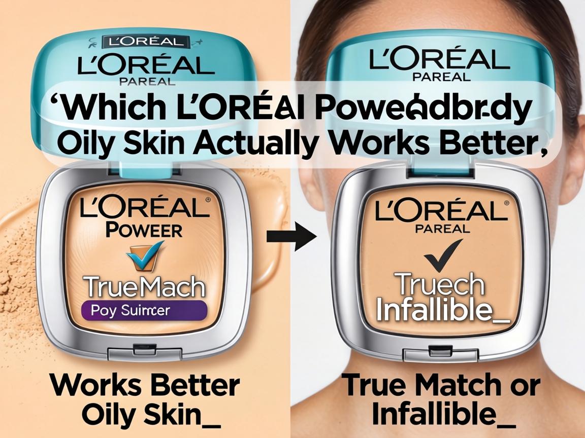 Which L’Oréal Powder Actually Works Better for Oily Skin_ True Match or Infallible_
