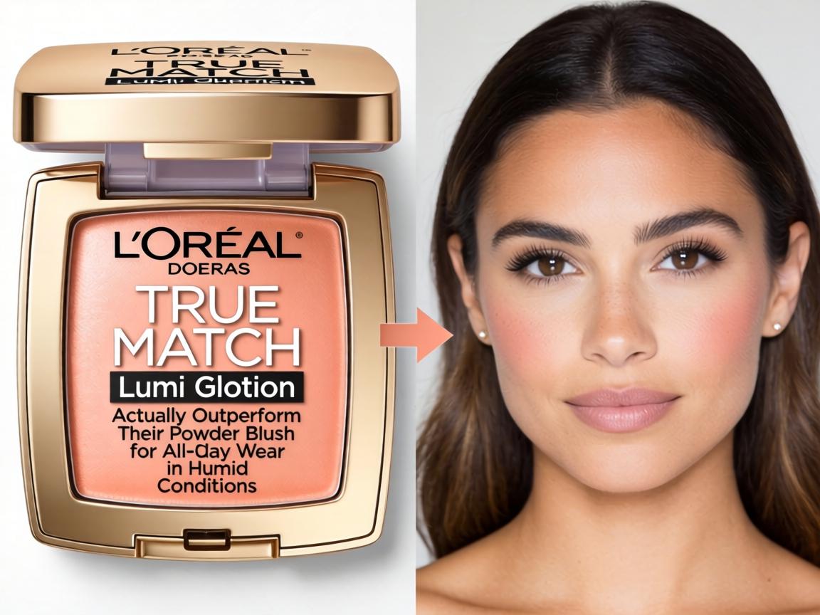 Does L'Oréal's True Match Lumi Glotion Actually Outperform Their Powder Blush for All-Day Wear in Humid Conditions_