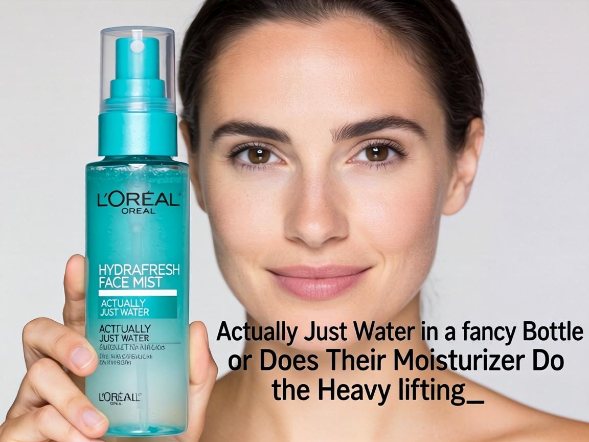 Is L'Oréal Hydrafresh Face Mist Actually Just Water in a Fancy Bottle or Does Their Moisturizer Do the Heavy Lifting_