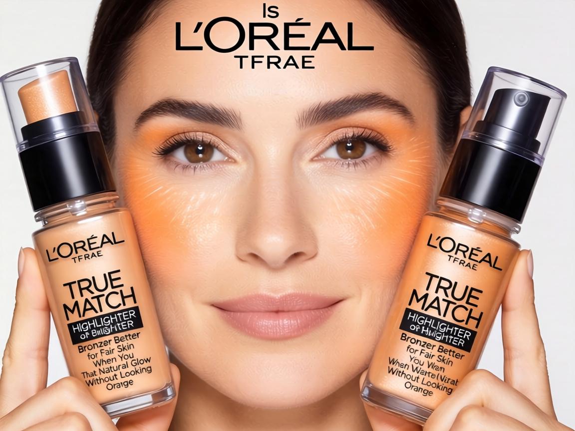 Is L’Oréal True Match Highlighter or Bronzer Better for Fair Skin When You Want That Natural Glow Without Looking Orange_
