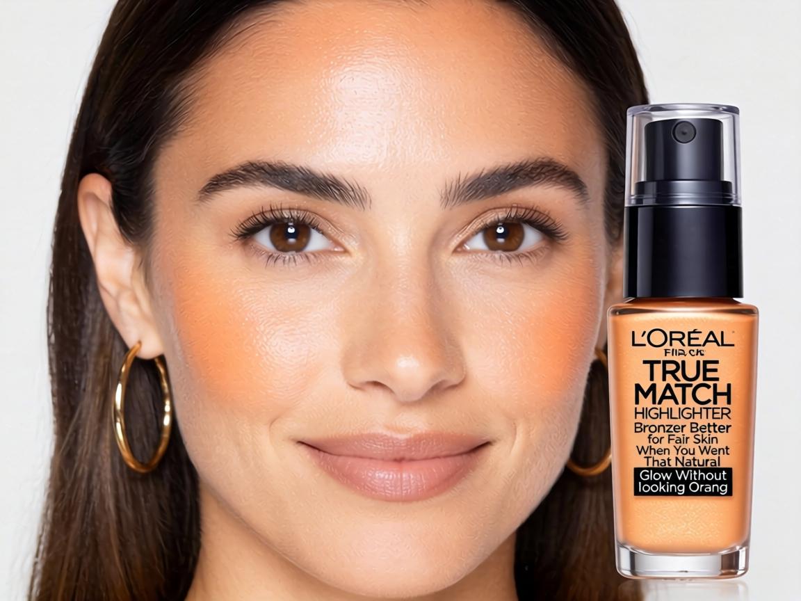 Is L’Oréal True Match Highlighter or Bronzer Better for Fair Skin When You Want That Natural Glow Without Looking Orange_