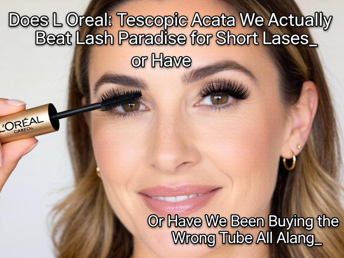 Does L'Oréal Telescopic Actually Beat Lash Paradise for Short Lashes, or Have We Been Buying the Wrong Tube All Along_