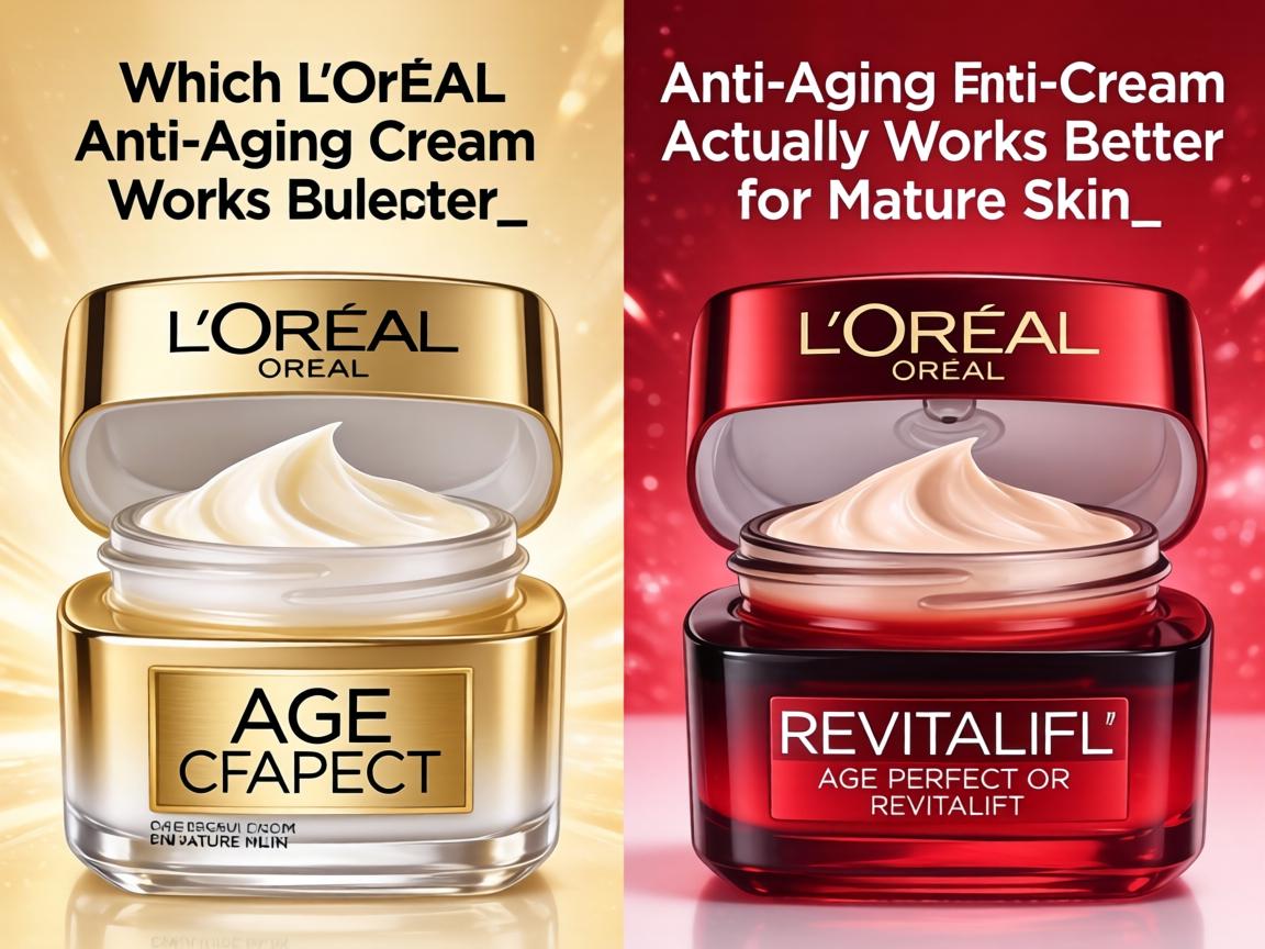 Which L'Oréal Anti-Aging Cream Actually Works Better for Mature Skin_ Age Perfect or Revitalift_