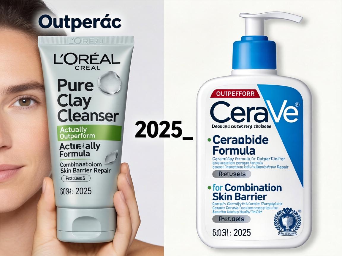 Does L'Oreal Pure-Clay Cleanser Actually Outperform CeraVe's Ceramide Formula for Combination Skin Barrier Repair in 2025_