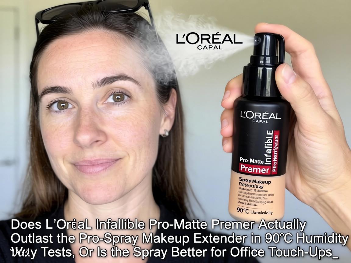 Does L'Oréal Infallible Pro-Matte Primer Actually Outlast the Pro-Spray Makeup Extender in 90°F Humidity Tests, or Is the Spray Better for Office Touch-Ups_