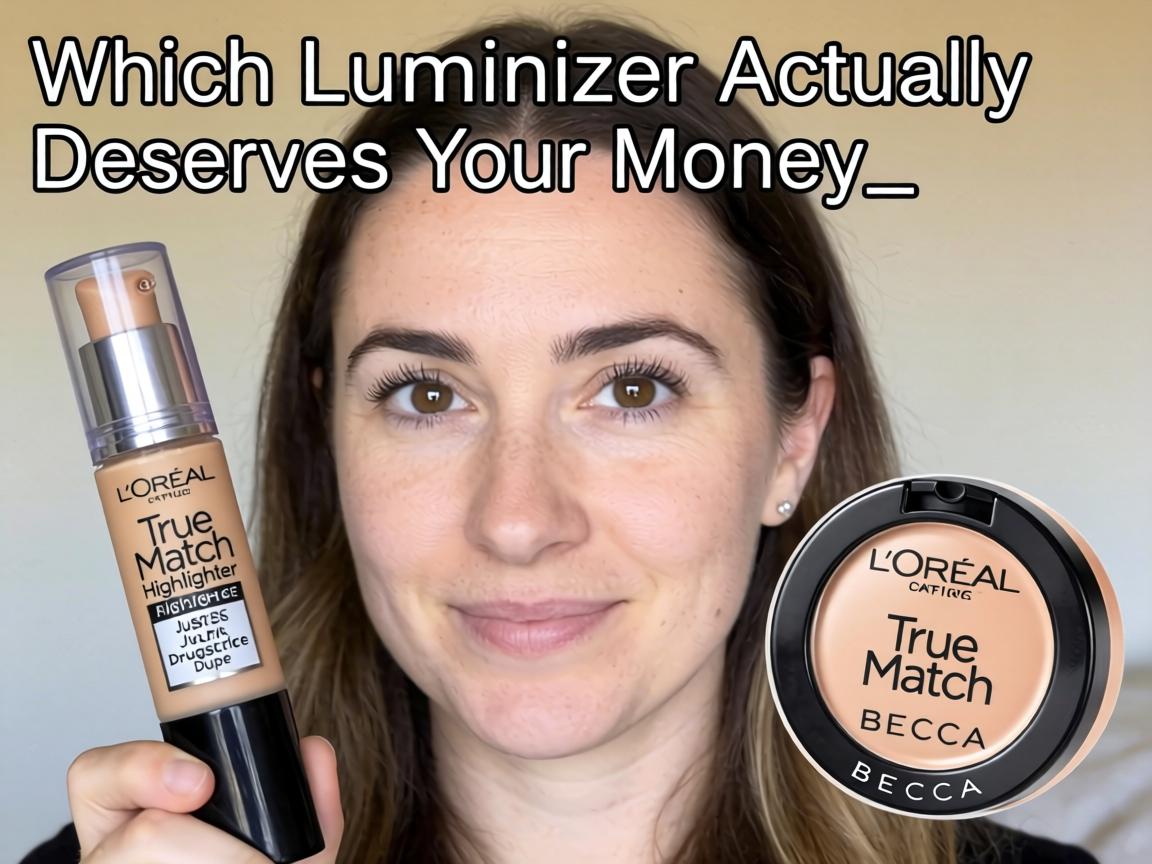 Which Luminizer Actually Deserves Your Money_ Is L'Oréal True Match Highlighter Just a Drugstore Dupe or Does Becca's Cult Classic Still Hold the Crown_