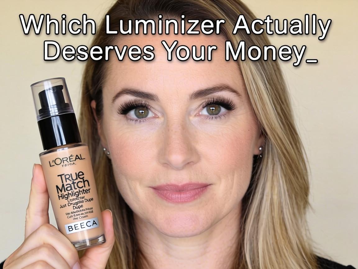 Which Luminizer Actually Deserves Your Money_ Is L'Oréal True Match Highlighter Just a Drugstore Dupe or Does Becca's Cult Classic Still Hold the Crown_