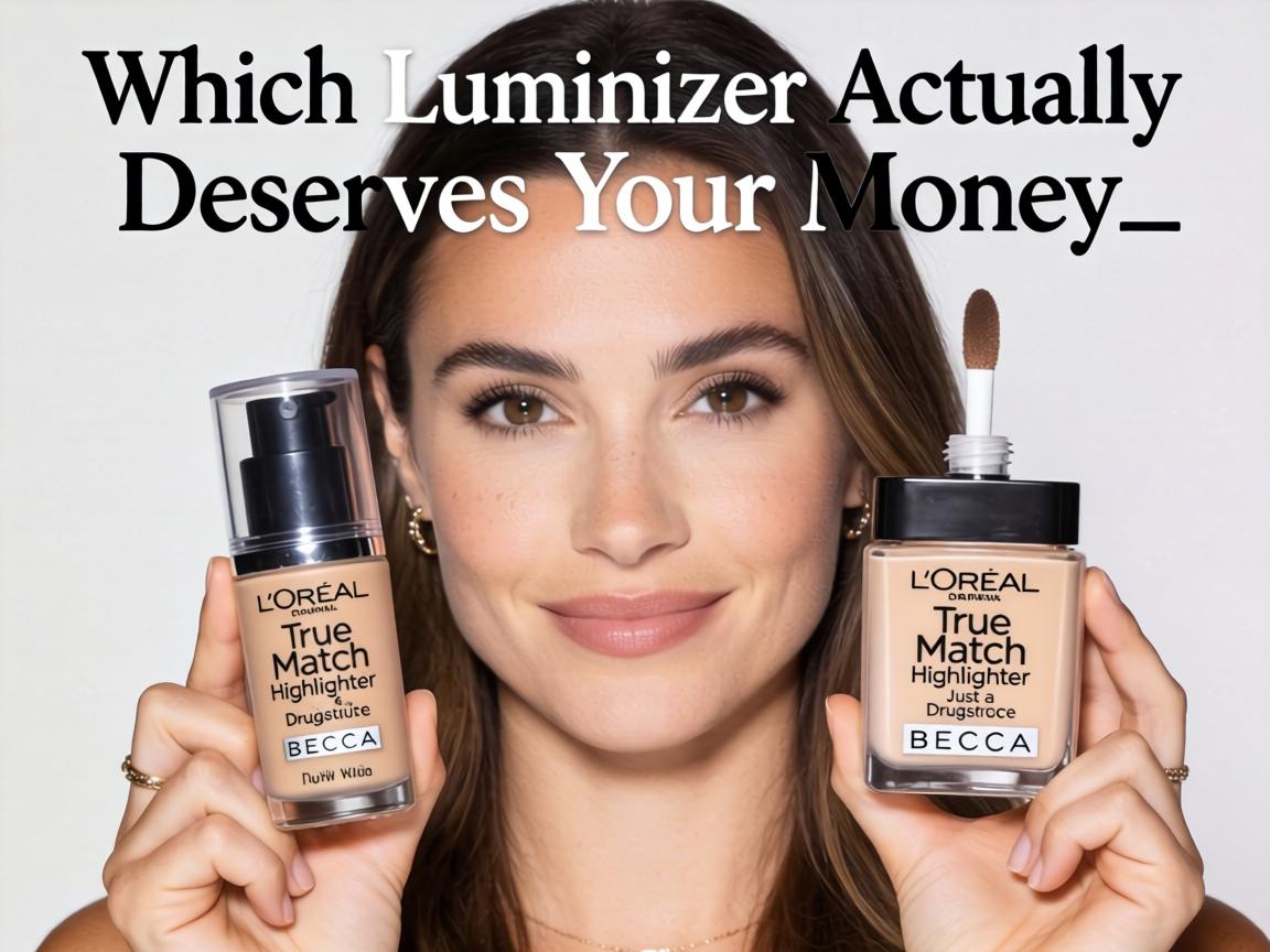 Which Luminizer Actually Deserves Your Money_ Is L'Oréal True Match Highlighter Just a Drugstore Dupe or Does Becca's Cult Classic Still Hold the Crown_
