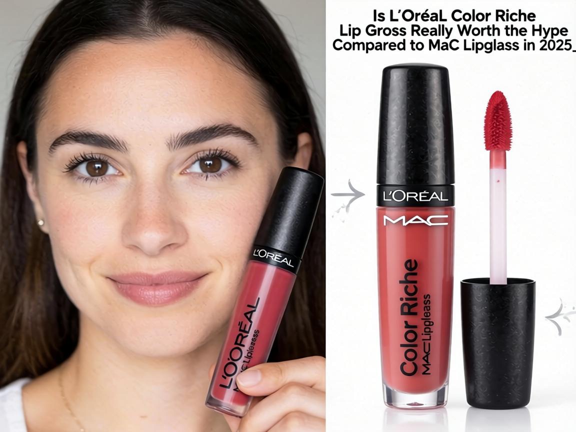 Is L'Oréal Color Riche Lip Gloss Really Worth the Hype Compared to MAC Lipglass in 2025_