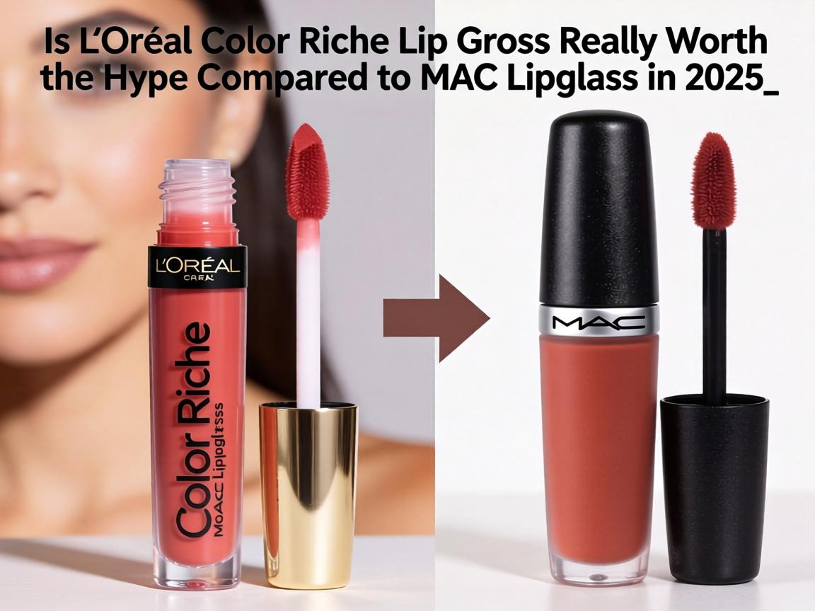 Is L'Oréal Color Riche Lip Gloss Really Worth the Hype Compared to MAC Lipglass in 2025_